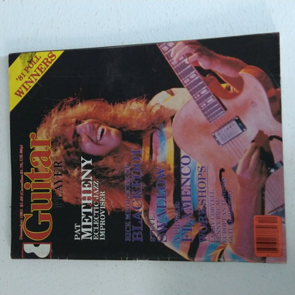 1981 Pat Metheny Cover Jazz Improviser